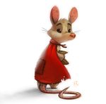  ambiguous_gender anthro cape clothing cryptid-creations don_bluth female fur mammal mostly_nude mouse mrs._brisby rodent simple_background solo tan_fur the_secret_of_nimh whiskers white_background 