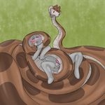  2017 anal balls da~blueguy disney jungle_book kaa_(jungle_book) male male/male penis reptile scalie snake sweat yellow_eyes 