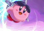  alien ambiguous_gender blush happy kirby kirby_(series) nintendo not_furry open_mouth pink_body pink_skin solo video_games waddling_head しらたま（∵） 