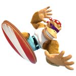  3d_(artwork) absurd_res alpha_channel bandanna clothed clothing digital_media_(artwork) donkey_kong_(series) eyewear fully_clothed funky_kong grin hi_res male mammal nintendo official_art primate shirt shorts simple_background smile solo sunglasses surfboard tank_top transparent_background video_games 