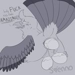  ambiguous_gender animal_genitalia avian beak bird blush cloaca egg english_text feathered_wings feathers feral lying oviposition pigeon raised_tail sketch solo svenno svi text tongue wings 