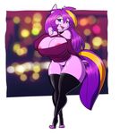  &lt;3 &lt;3_eyes 2018 5_toes abstract_background anthro black_bottomwear black_clothing black_legwear black_socks black_stockings black_underwear blonde_hair blue_eyes breasts choker clothed clothing digital_media_(artwork) dracojeff equine fan_character female front_view full-length_portrait fur g-string hair horse legwear long_hair long_tail looking_at_viewer mammal multicolored_hair multicolored_tail my_little_pony nipple_slip nipples open_mouth pink_fur pink_nipples pony portrait purple_clothing purple_hair purple_tail purple_topwear rubber smile socks solo standing stockings tailea thigh_highs toeless_socks toes two_tone_hair two_tone_tail underwear yellow_tail 