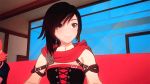  1girl 3d animated blush hood lolita_fashion ruby_rose rwby short_hair silver_eyes smile 