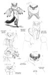  2018 ambiguous_gender anthro anthrofied bandage bluedouble blush breasts capcom dialogue dragon english_text featureless_breasts female greyscale group human mammal membranous_wings monochrome monster_hunter neck_tuft nude odogaron paolumu simple_background sketch sketch_page sound_effects standing text tuft video_games white_background wings wounded wyvern 