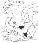  ambiguous_penetration female feraligatr from_behind_position gyu_hydrogen male male/female nintendo penetration pok&eacute;mon pok&eacute;mon_(species) salandit sex video_games 