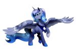  2018 blue_eyes blue_hair blue_theme dormin-kanna equine female friendship_is_magic hair horn jewelry mammal my_little_pony necklace princess_luna_(mlp) solo winged_unicorn wings 