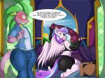  2018 aged_up anthro anthrofied armwear blush box bulge butt clothed clothing dialogue digital_media_(artwork) dildo duo english_text equine equine_dildo eyelashes female flurry_heart_(mlp) friendship_is_magic hair hi_res holding_object horn inside legwear male mammal multicolored_hair my_little_pony open_mouth scalie sex_toy spike_(mlp) suirano text two_tone_hair winged_unicorn wings 