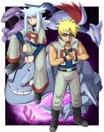  basho_(pokemon) buson_(pokemon) muk pokemoa pokemon pokemon_(anime) skarmory steelix team_rocket 