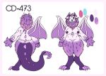  abstract_background areola big_feet blue_tongue breasts canine cd-473 chimera claws dragon female fur furred_dragon hybrid mammal mane model_sheet nipples one_eye_closed pink_eyes princette_avery purple_nipples pussy restricted_palette scar slightly_chubby solo thick_thighs tongue tongue_out wings 