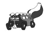  bobskunk bus conjoined multi_head multifur post_transformation vehicle what 