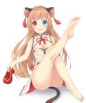  :d animal_ears ass bangs bare_arms bare_legs bare_shoulders barefoot blue_eyes blush breasts cat_ears cat_girl cat_tail china_dress chinese_clothes cleavage cleavage_cutout commentary_request double_bun dress eyebrows_visible_through_hair full_body girls_frontline hair_ornament heterochromia highres holding holding_shoes leg_up light_brown_hair long_hair medium_breasts mk_23_(girls_frontline) multicolored_hair open_mouth panties pink_hair red_eyes red_footwear seventeen_(st17215) shoes shoes_removed side_bun sidelocks sitting sleeveless sleeveless_dress smile soles solo streaked_hair tail underwear upper_teeth very_long_hair white_background white_dress white_panties 