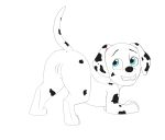  anus ass_up blue_eyes canine crossgender cute dalmatian dog dsketch3r_(artist) female feral looking_back mammal marshall_(paw_patrol) paw_patrol pussy raised_tail rear_view smile spots 