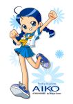  1girl blue_hair ojamajo_doremi school_uniform senoo_aiko 