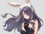  animal_ears breasts bunny_ears bunny_girl bunnysuit camilla_(fire_emblem_if) fire_emblem fire_emblem_heroes fire_emblem_if hair_over_one_eye kyufe large_breasts long_hair looking_at_viewer purple_hair smile solo tiara very_long_hair wavy_hair 