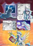  2018 ahuizotl_(mlp) book comic cutie_mark daring_do_(mlp) dialogue digital_media_(artwork) diphallism discord_(mlp) double_penetration draconequus english_text equine feathered_wings feathers female feral friendship_is_magic hair hi_res hooves horn japanese_text licking male male/female male_penetrating mammal manga multi_penis multicolored_hair multicolored_tail my_little_pony open_mouth oral patreon pegasus penetration penis penis_lick princess_celestia_(mlp) purple_eyes reading sex stepandy text tongue tongue_out winged_unicorn wings 