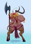  animal_humanoid ber00 big_breasts big_butt bovine breasts butt clothed clothing cow_humanoid dark_elf elf female furel hair hi_res horn huge_breasts huge_butt humanoid hyper hyper_breasts mammal minotaur muscular muscular_female nipples solo thick_thighs wide_hips 