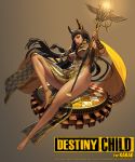  cleopatra_(destiny_child) destiny_child dress hyulla maebari no_bra nopan pasties see_through weapon 