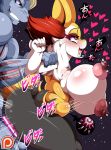  &lt;3 abdominal_bulge ahegao anthro anthro_on_anthro balls big_breasts braixen breasts canine censored duo female female_focus from_behind_position hi_res impregnation interspecies japanese_text looking_pleasured male male/female male_penetrating mammal nintendo nipples ovum penetration penis pok&eacute;mon pok&eacute;mon_(species) red_eyes sex solo_focus sperm_cell teddy_jack text vaginal vaginal_penetration video_games 