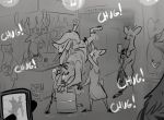  alcohol anthro betty_(weaver) beverage canine cervine deer disney drunk feline female male mammal nobby_(artist) pack_street phone rhinoceros velvet_roe_(weaver) wolf zootopia 