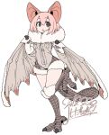  2018 alternate_species animal_humanoid black_eyes breasts capcom clothed clothing female flying_wyvern hair humanoid humanoidized jacket monster_hunter paolumu pink_hair short_hair signature solo video_games watermark yoshida_hideyuki 