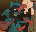  animal_genitalia animal_penis balls blaziken canine_penis group handjob knot legendary_pok&eacute;mon male male/male mew nintendo otterjunk penis pok&eacute;mon pok&eacute;mon_(species) riolu sex tagme video_games zoroark 