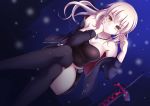  cleavage euforia fate/grand_order saber saber_alter thighhighs 