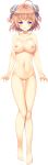  :o absurdres ass_visible_through_thighs barefoot blue_eyes blush breasts brown_hair censored collarbone double_bun eyebrows_visible_through_hair full_body highres large_breasts looking_at_viewer lost_echoes mosaic_censoring navel nipples non-web_source nude official_art pussy short_hair solo tamiya_akito transparent_background yuuki_akiho 
