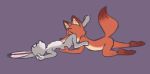  all_fours anthro anthro_on_anthro black_nose butt butt_grab canine countershade_face countershade_torso countershading cunnilingus dipstick_tail disney duo eyes_closed female fluffy fluffy_tail fox fur grey_countershading grey_fur hand_on_butt inner_ear_fluff interspecies judy_hopps lagomorph long_ears lying male male/female mammal moan multicolored_tail nick_wilde nude on_back open_mouth oral orange_fur orange_tail predator/prey purple_background rabbit sex side_view simple_background snout starshippizza tan_countershading vaginal zootopia 
