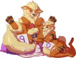  2018 absurd_res alpha_channel animal_genitalia animal_penis anthro anus arcanine arcy_the_arcanine balls big_balls big_butt blush bukkake butt canine_penis cum cum_inside cum_on_face duo erection feral gaping hi_res hyper hyper_anus impaledwolf lying mane nintendo on_back one_eye_closed paws penis pok&eacute;mon pok&eacute;mon_(species) purple_eyes sheath slightly_chubby thick_thighs tongue tongue_out video_games wink 