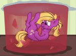  eating equine fan_character female horse jello mammal marsminer my_little_pony pony solo 