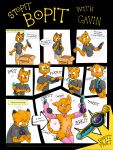  anthro balls bdsm blush bopit collar comic feline killian_joy male mammal penis tiger toy 