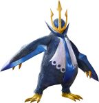  3d_(artwork) alpha_channel ambiguous_gender avian bird blue_eyes claws digital_media_(artwork) empoleon feral nintendo official_art penguin pok&eacute;mon pok&eacute;mon_(species) pokken_tournament pokken_tournament_dx simple_background transparent_background video_games 