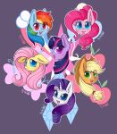 2018 absurd_res applejack_(mlp) blep blonde_hair blue_eyes blush cowboy_hat cute cutie_mark dsp2003 equine eyebrows eyelashes eyeshadow female feral floppy_ears fluttershy_(mlp) freckles friendship_is_magic fur green_eyes grey_background group hair happy hat headshot_portrait hi_res horn inner_ear_fluff looking_at_viewer makeup mammal mascara multicolored_hair my_little_pony open_mouth open_smile pink_hair pinkie_pie_(mlp) portrait purple_eyes purple_hair rainbow_dash_(mlp) rainbow_hair rarity_(mlp) signature simple_background smile teal_eyes teeth tongue tongue_out twilight_sparkle_(mlp) unicorn 