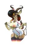  antelope anthro breasts clothed clothing female garter gazelle horn looking_at_viewer mammal nipples nurse nurse_nipple nurse_uniform open_shirt sif solo standing stethoscope thick_thighs uniform wide_hips zahra_(airheart) 