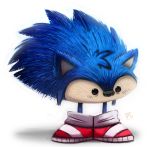  black_eyes blue_fur clothing cryptid-creations footwear fur hedgehog male mammal nude shoes simple_background sonic_(series) sonic_the_hedgehog white_background white_fur 