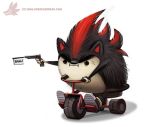  angry black_eyes black_fur clothing cryptid-creations footwear fur gun handgun hedgehog male mammal nude pistol ranged_weapon red_fur shadow_the_hedgehog shoes simple_background sonic_(series) tricycle weapon white_background white_fur 