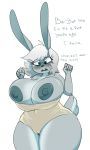  2018 big_breasts blush breasts camel_toe female granbun huge_breasts lagomorph mammal mature_female mcsweezy nipple_slip nipples rabbit thick_thighs voluptuous wide_hips 