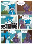  &lt;3 angry blush comic dialogue digimon invalid_color invalid_tag male male/male monodramon oriont vee_stitch veemon 