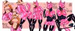  anal anal_penetration anthro bdsm bondage bound breasts butt canine clothing female fixed_toy fox hair jooshy mammal penetration pink_clothing pussy rubber sex_toy skinsuit tight_clothing vaginal vaginal_penetration 