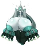  anthro big_breasts breast_expansion breasts celesteela clothing elfdrago female huge_breasts hyper hyper_breasts invalid_tag legwear navel nintendo nipples not_furry open_mouth pok&eacute;mon pok&eacute;mon_(species) pussy simple_background solo thick_thighs thigh_highs ultra_beast video_games white_background white_skin 