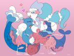  2018 breasts brionne daughter female female/female group hyper hyper_pussy lactating mother mother_and_daughter nintendo parent pok&eacute;mon pok&eacute;mon_(species) popplio primarina pussy slimefur tagme teats udders video_games 