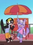  anthro better_version_at_source clothed clothing dosent duo female food fully_clothed hot_dog male tenting 