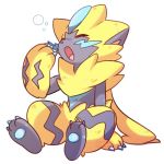  blue_fur claws fur nintendo pok&eacute;mon pok&eacute;mon_(species) rebotodlive video_games yellow_fur zeraora 