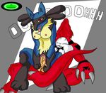  digimon guilmon lucario marker nintendo pokemon 