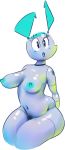 big_ears black_eyes blue_nipples breasts eyelashes female front_view green_nipples grey_skin guide_lines humanoid jenny_wakeman looking_at_viewer machine musikalgenius my_life_as_a_teenage_robot navel nickelodeon nipples not_furry nude open_mouth robot solo tongue 