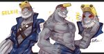  anthro male mammal marine muscular muscular_male my_hero_academia pecs pinniped pocky rabbity seal selkie_(my_hero_academia) solo 