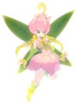  2018 breasts digital_media_(artwork) female flora_fauna humanoid lillymon looking_at_viewer not_furry open_mouth pastelletta plant simple_background solo white_background 