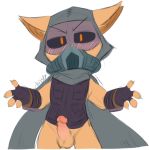  &lt;3 2018 balls blush clothing cute eyewear glasses gloves hoodie league_of_legends male mask penis riot_games scarf senz solo standing suit teemo_(lol) teemo_the_yiffer veigar-chan video_games 