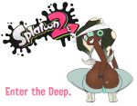  absurd_res butt dark_skin female hi_res humanoid looking_at_viewer looking_back marina_(splatoon) nintendo not_furry octoling ota_(artist) rear_view simple_background solo splatoon video_games white_background 