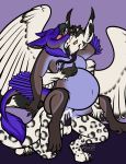  2018 anthro avian balls beak belly belly_expansion belly_growth big_belly bird breasts cat cum cum_in_pussy cum_inflation cum_inside digital_drawing_(artwork) digital_media_(artwork) duo erection excessive_cum eyes_closed feathered_wings feathers feine feline female fur goo groping_breast growth gryphon hair hi_res hybrid inflation invalid_tag knot leopard male male/female mammal nails naughtygryph nude open_mouth orgasm owl penetration penis pussy sex simple_background smile snow_leopard snowy_owl spots teeth toes tongue tongue_out vaginal wings 